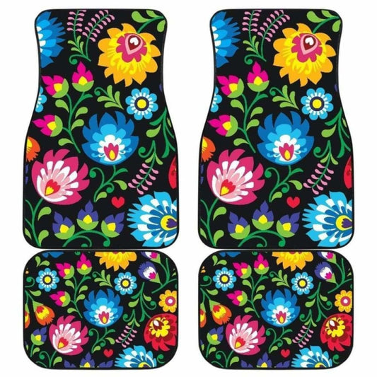 Floral Car Floor Mats