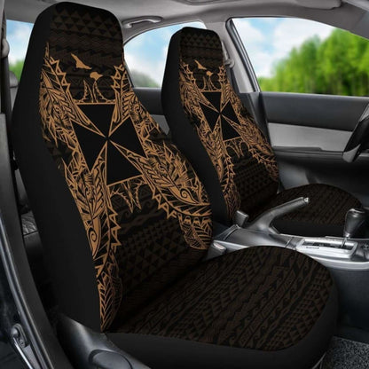 Wallis And Futuna Polynesia Car Seat Cover Map Gold