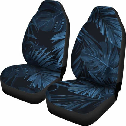 Dark Leaves Car Seat Covers