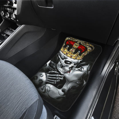 King Kiss Skull Car Floor Mats