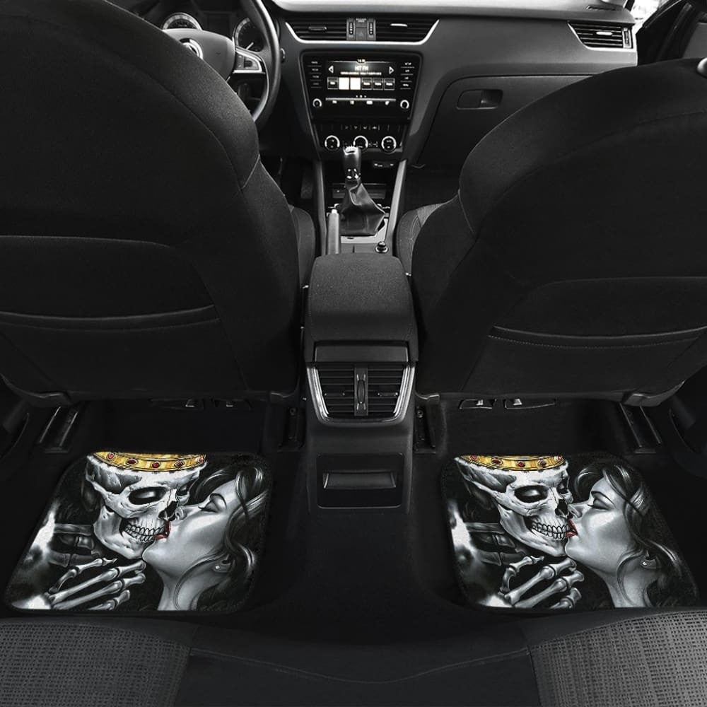 King Kiss Skull Car Floor Mats