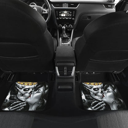 King Kiss Skull Car Floor Mats
