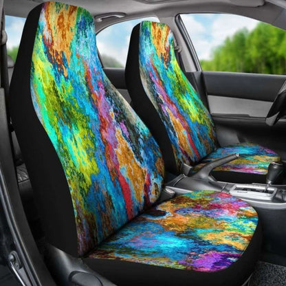 Rainbow Abstract Seat Covers