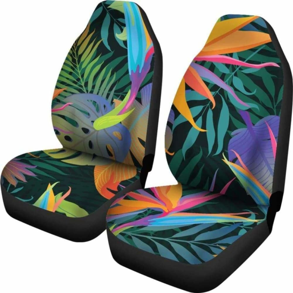 Colorful Plants Car Seat Covers