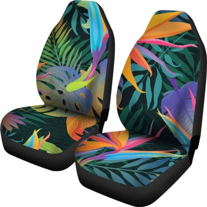 Colorful Plants Car Seat Covers