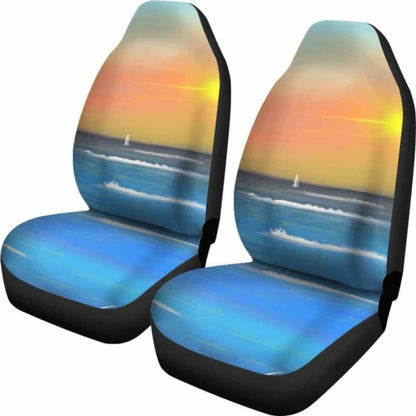 Ocean View Car Seat Covers