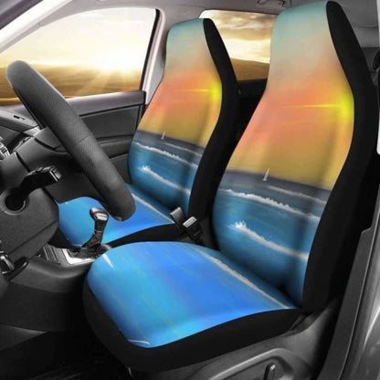 Ocean View Car Seat Covers
