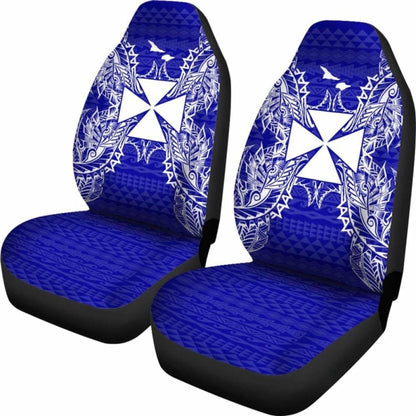 Wallis And Futuna Polynesia Car Seat Cover Map Blue