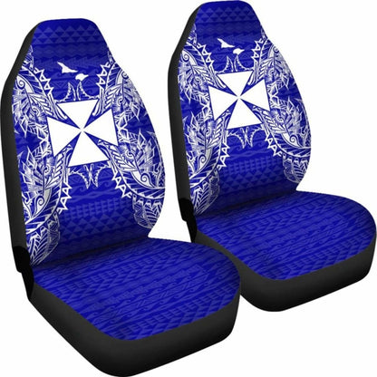 Wallis And Futuna Polynesia Car Seat Cover Map Blue