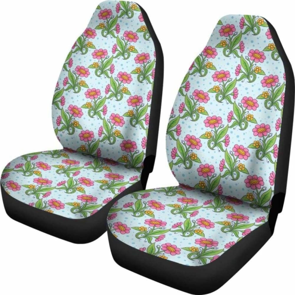 Native Wild Flower Custom Car Seat Covers