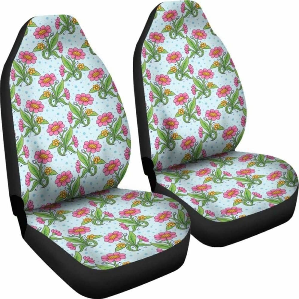 Native Wild Flower Custom Car Seat Covers