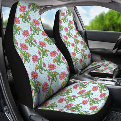 Native Wild Flower Custom Car Seat Covers