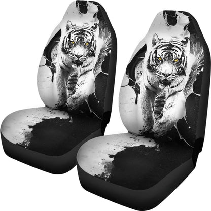 Tiger Car Seat Covers Custom Accessories Gift Idea