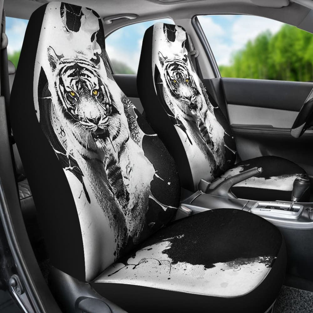 Tiger Car Seat Covers Custom Accessories Gift Idea