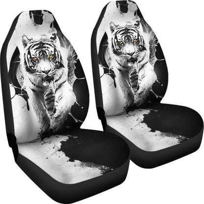 Tiger Car Seat Covers Custom Accessories Gift Idea