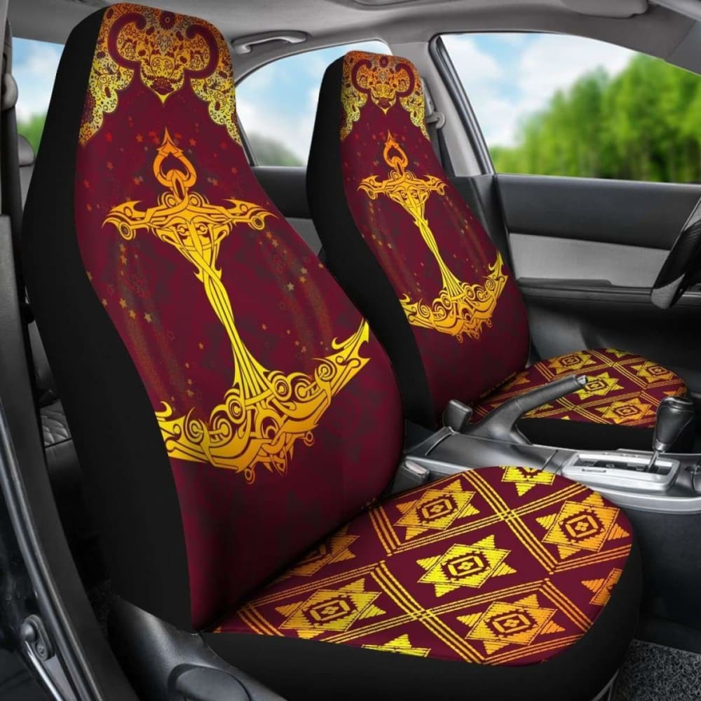 Nautical Car Seat Cover Anchor