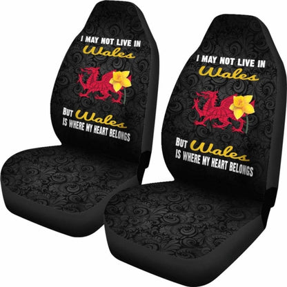 Wales Where My Heart Belongs Car Seat Covers