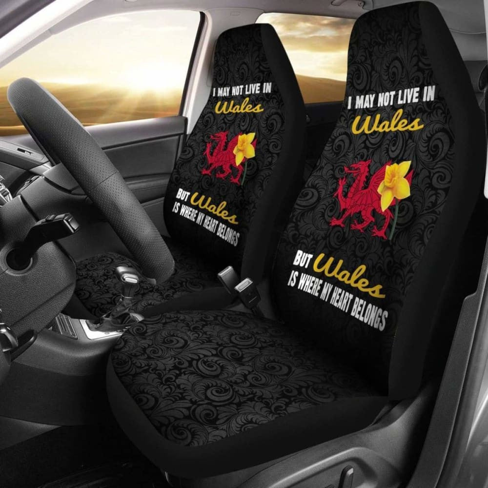 Wales Where My Heart Belongs Car Seat Covers