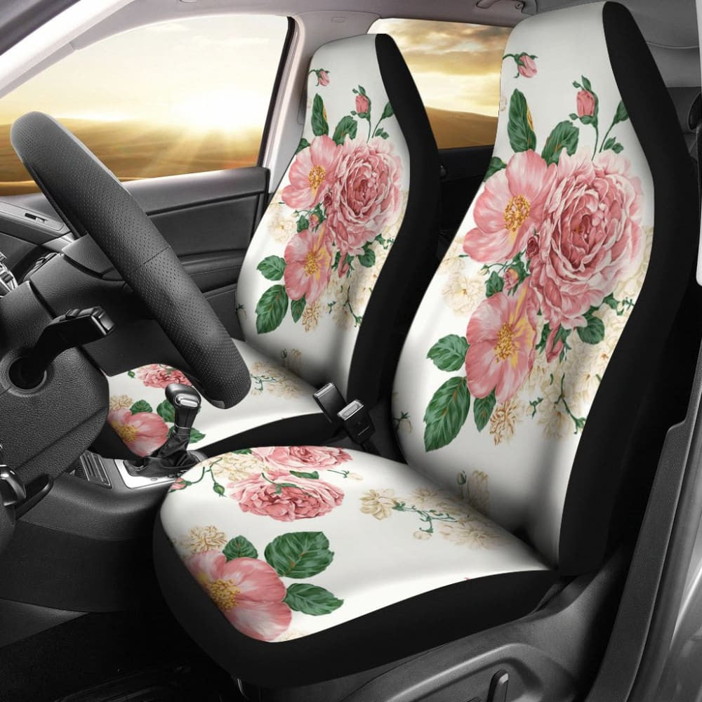 Amazing Rose Pattern Beautiful Car Seat Covers