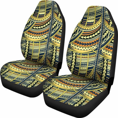 Polynesian Car Seat Cover - Polynesian Tattoo -