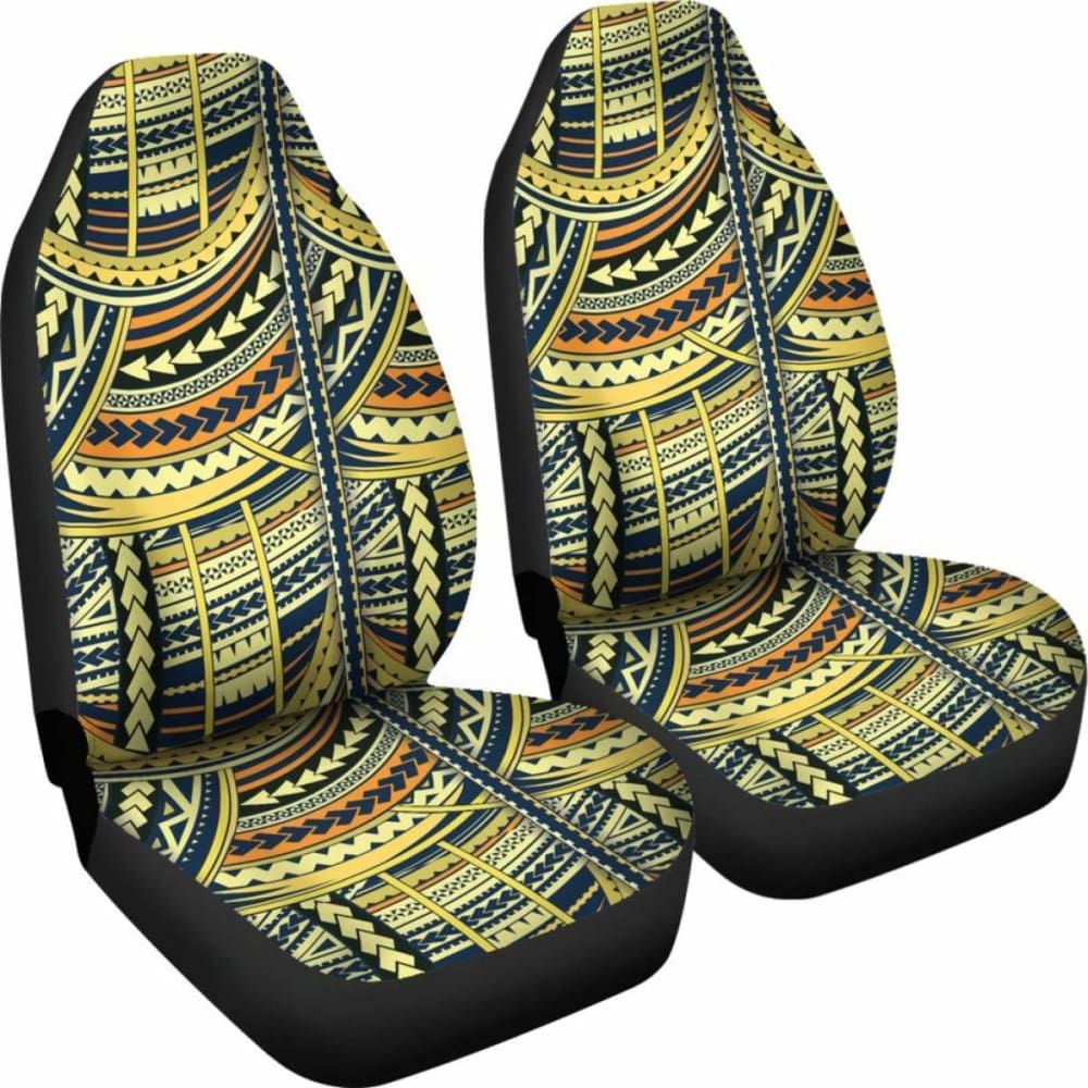 Polynesian Car Seat Cover - Polynesian Tattoo -