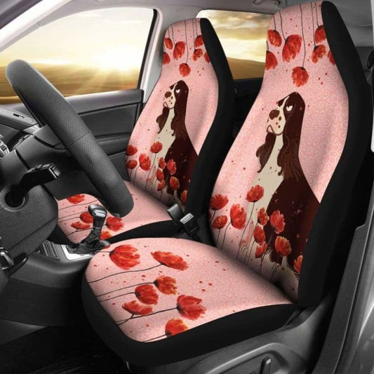 English Springer  Car Seat Covers