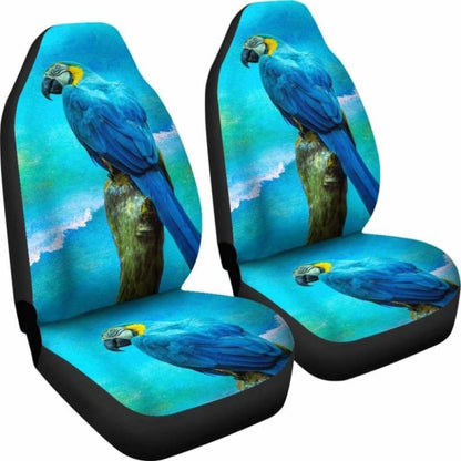 Car Seat Covers Blue Parrot
