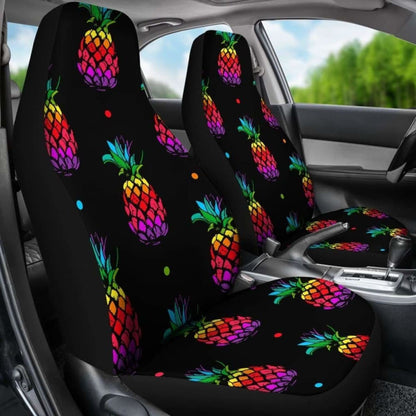 Colorful Pineapple Car Seat Covers -