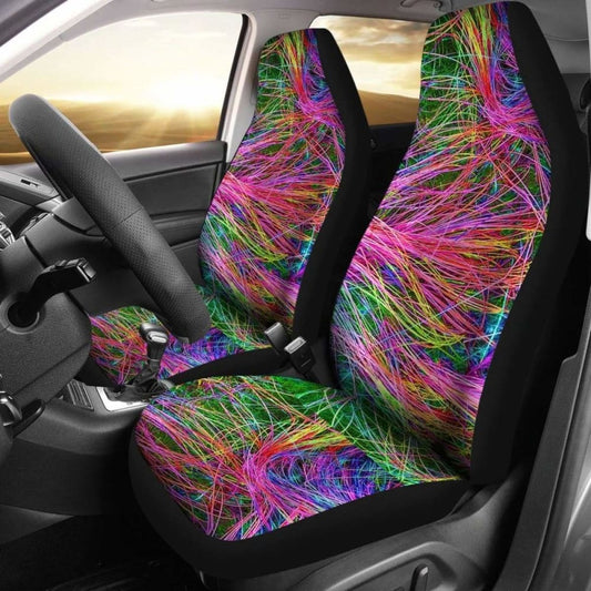 Seat Covers - Abstract Neon