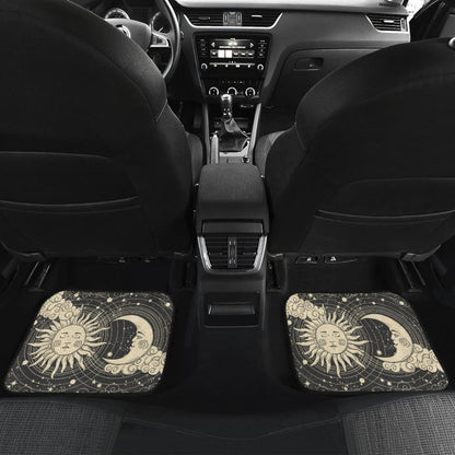 Sun And Moon Lion Car Floor Mats