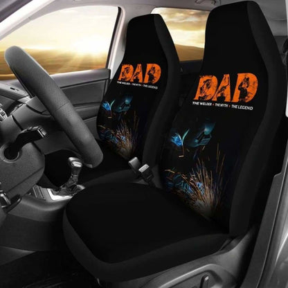 Welder Dad Car Seat Covers