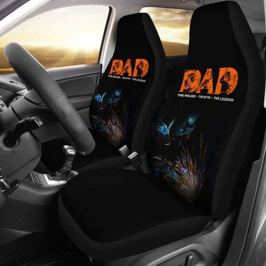 Welder Dad Car Seat Covers