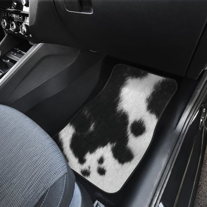 Cowhide Printed Car Floor Mats Protector