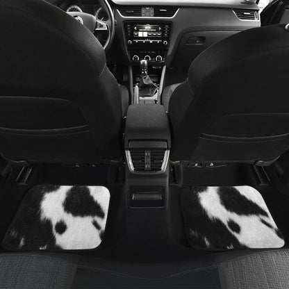 Cowhide Printed Car Floor Mats Protector