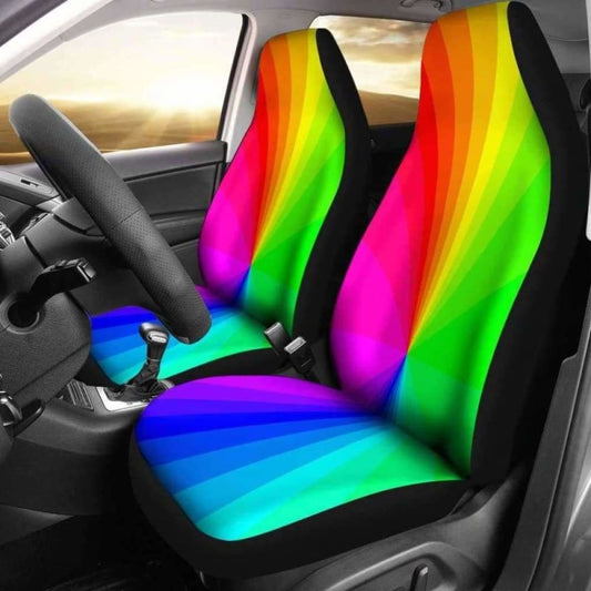Rainbow Car Seat Covers