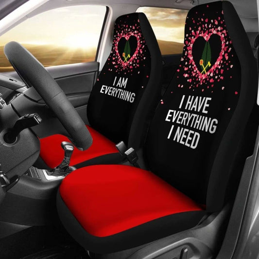 (Alo) Wallis And Futuna Car Seat Covers Couple Valentine Everthing I Need (Set Of Two)