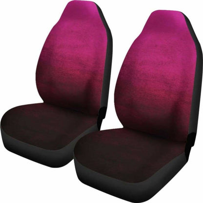 Pink Watercolor Ombre Car Seat Covers