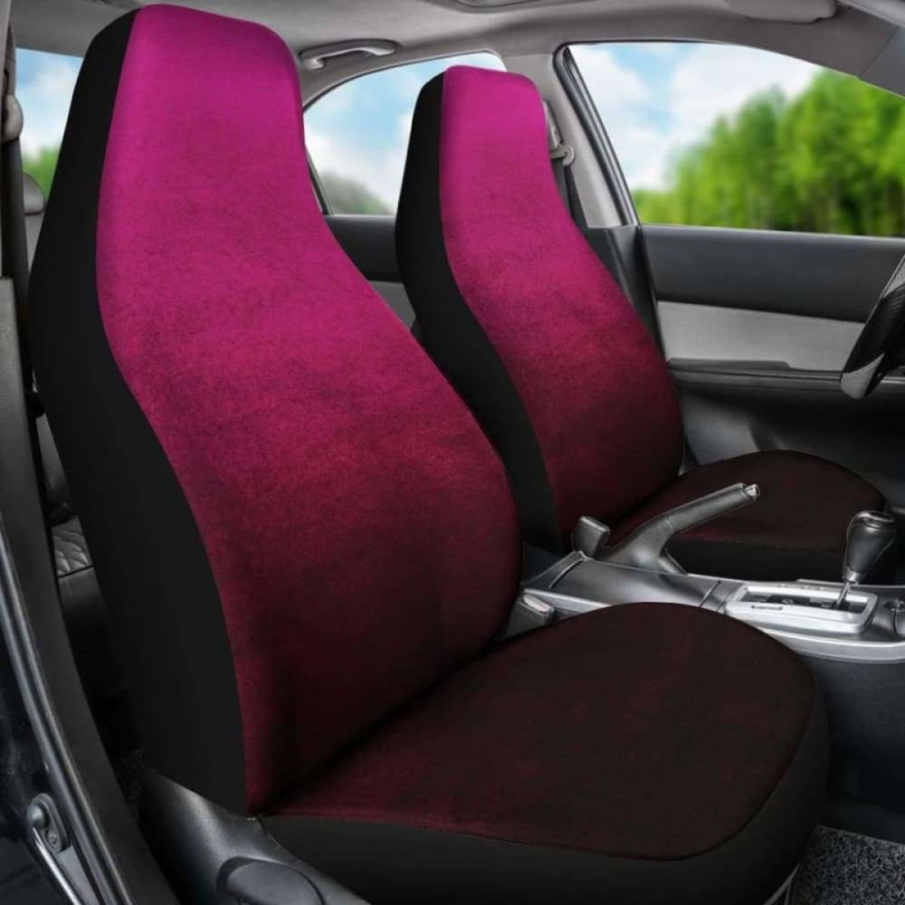 Pink Watercolor Ombre Car Seat Covers