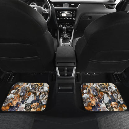 Tibetan Spaniel Full Face Car Floor Mats