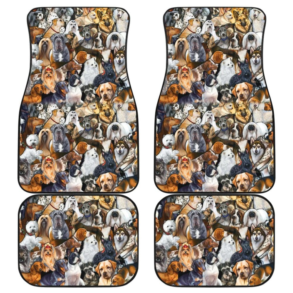 Tibetan Spaniel Full Face Car Floor Mats