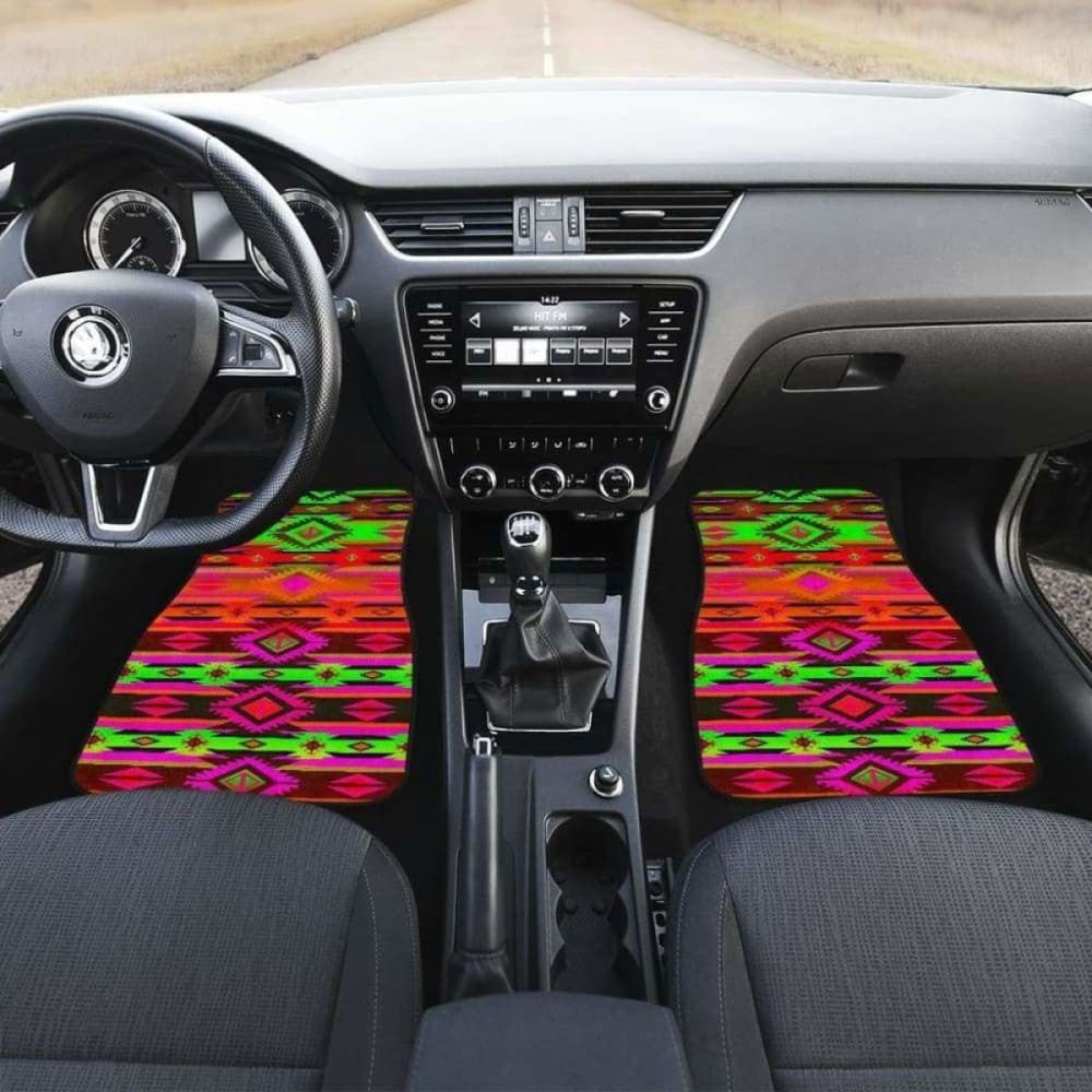 Psychedelic Car Floor Mats