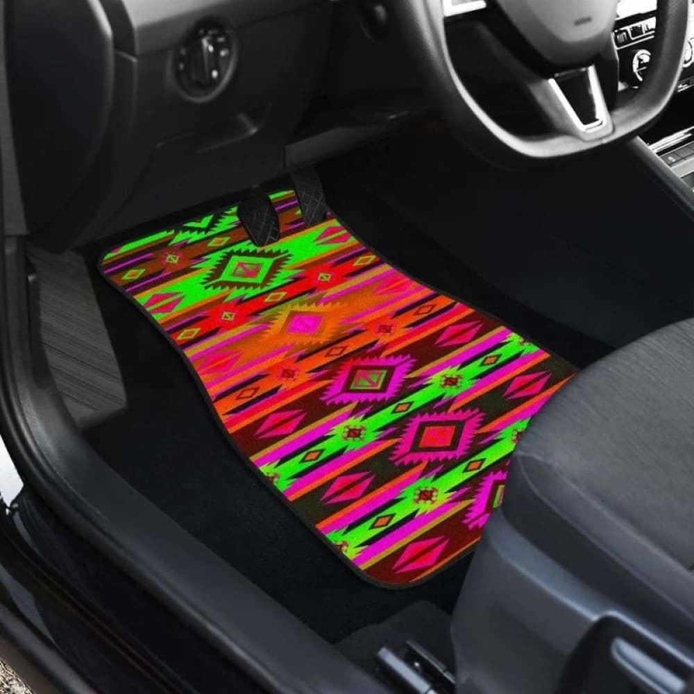 Psychedelic Car Floor Mats