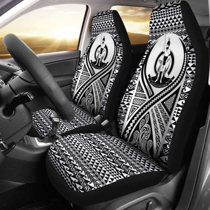 nuatu Car Seat Cover - nuatu Coat Of Arms Polynesian Tattoo Black -