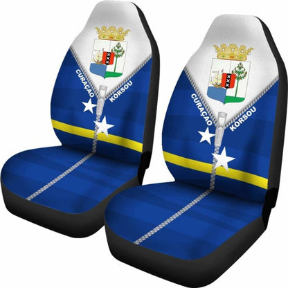 Curacao Car Seat Cover With Straight Zipper Style