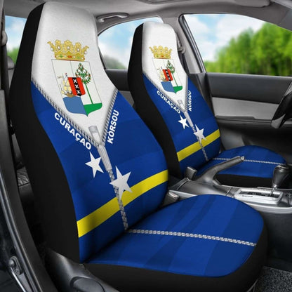 Curacao Car Seat Cover With Straight Zipper Style