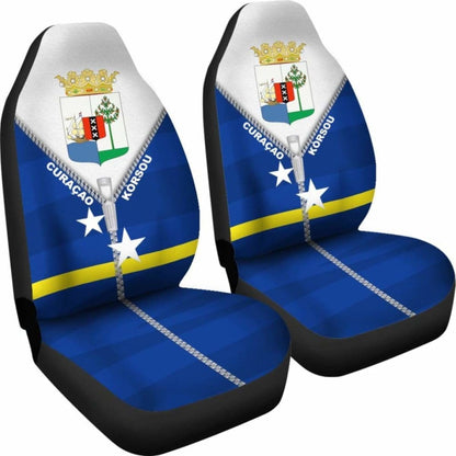 Curacao Car Seat Cover With Straight Zipper Style