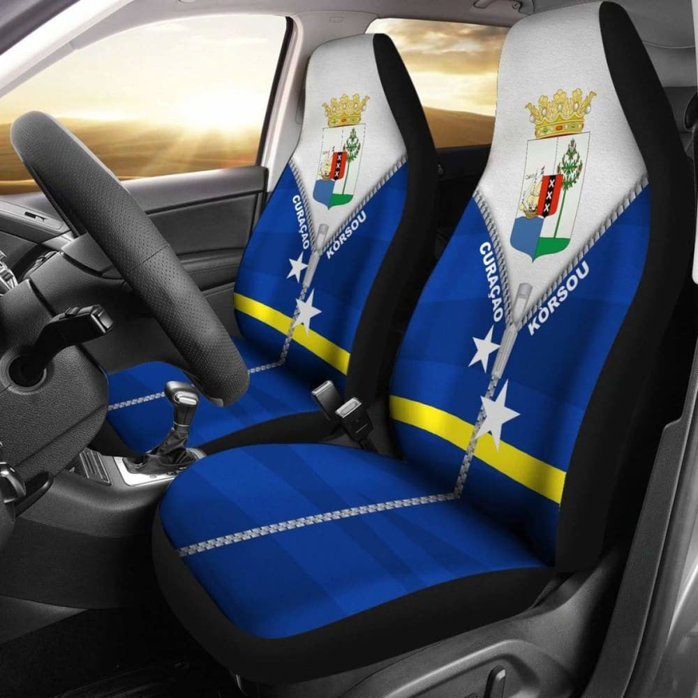 Curacao Car Seat Cover With Straight Zipper Style