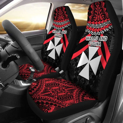 Wallis And Futuna Polynesian Car Seat Covers - Vibes Version