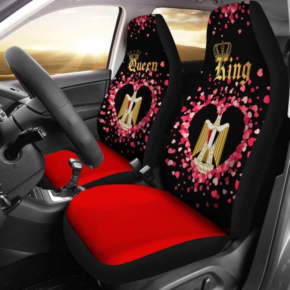 Egypt Car Seat Cover Couple King/Queen (Set Of Two)
