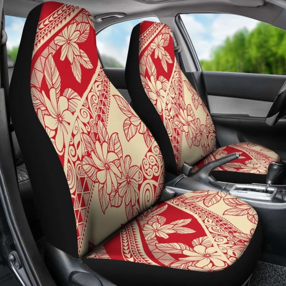 Polynesian Car Seat Cover - Polynesian Tattoo -